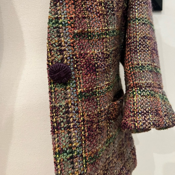 Like new coldwater creek tweed blazer size 14 - Picture 3 of 6